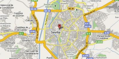 Barrio de santa cruz Seville peta