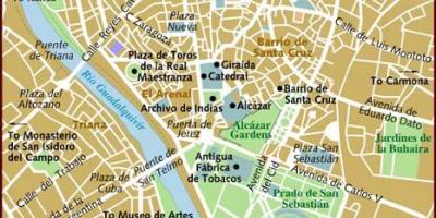 Peta Seville kawasan